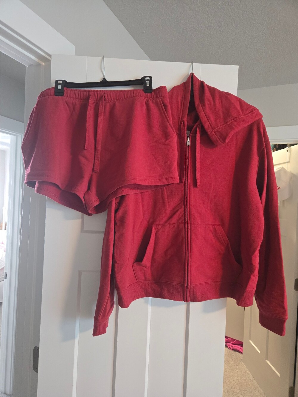 Nwot AUDEN HOODIE AND SHORTS SET
